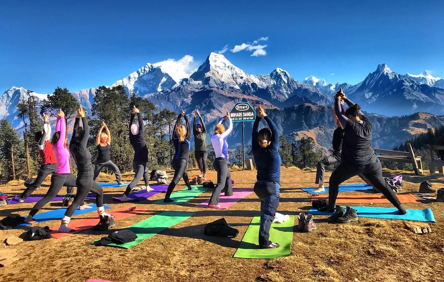 Trek yoga and meditation in Annapurna region