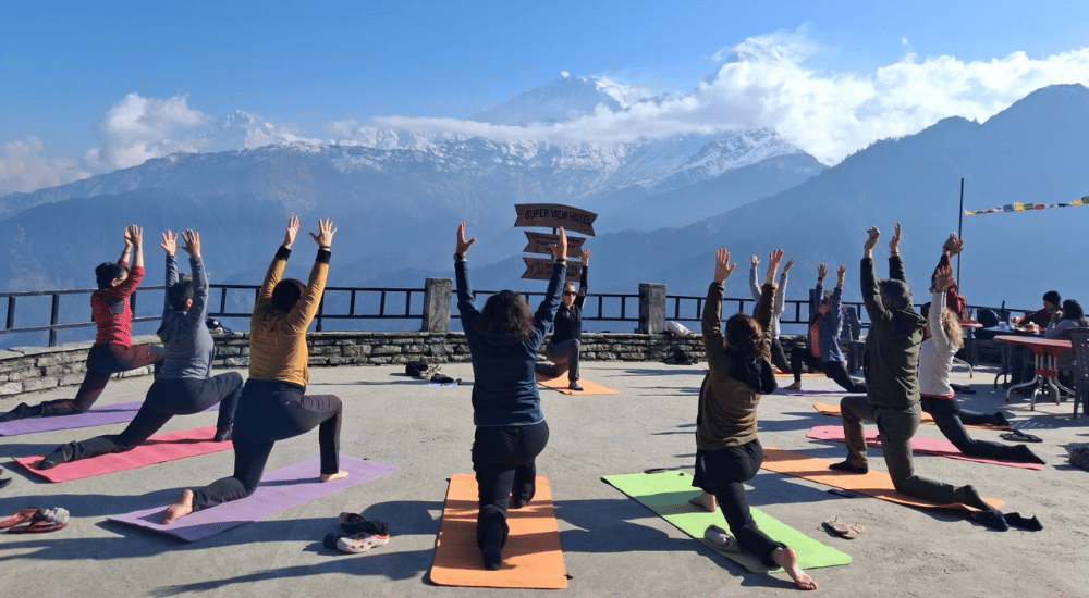 Trekking, Yoga & Spirituality in Nepal with Delphine Duguet